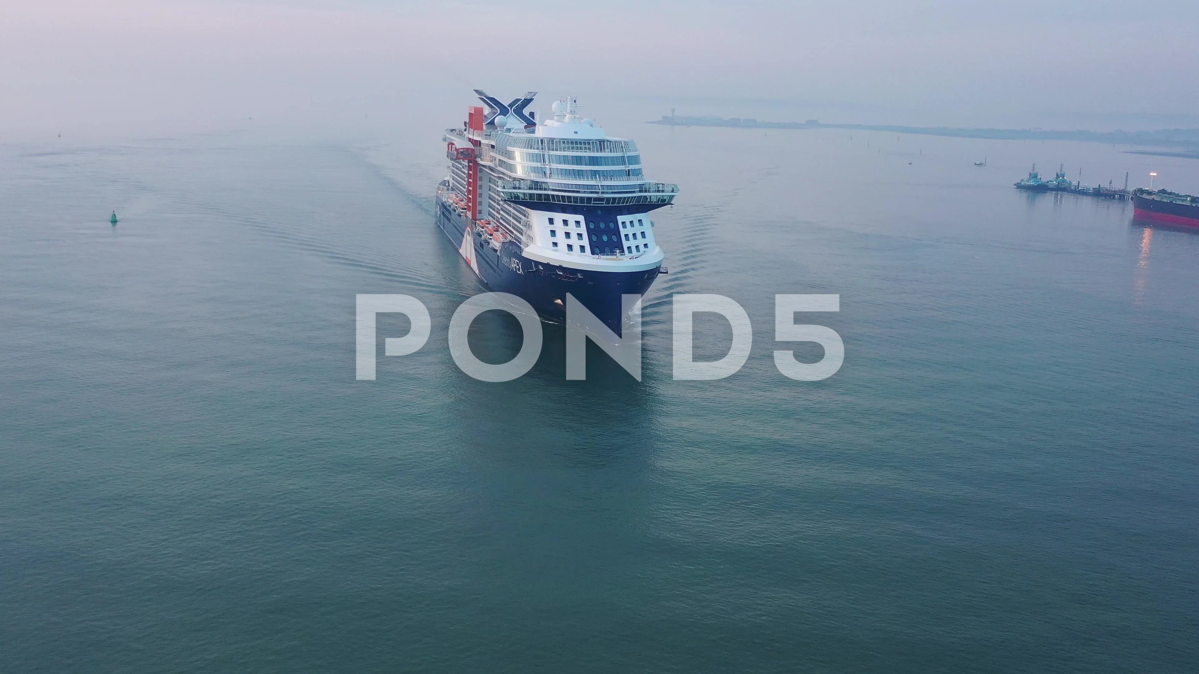 Celebrity Apex Cruise Ship Stock Video Pond5