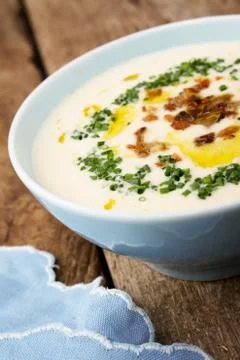 Celeriac soup Stock Photos