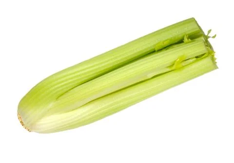 Celery isolated on white background Stock Photos
