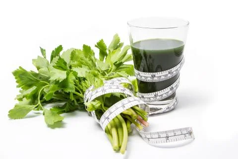 Celery jouice Stock Photos