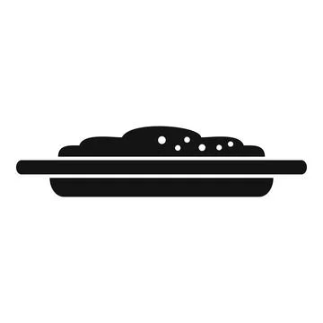 Celery mash potato icon simple vector. Boiled food Stock Illustration