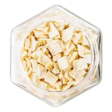 Celery root dried in a glass Stock Photos