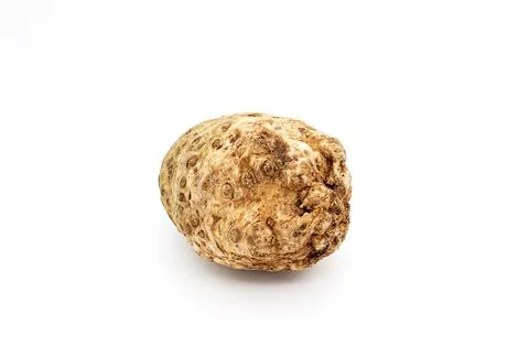 A celery root isolated on a white background Foto stock