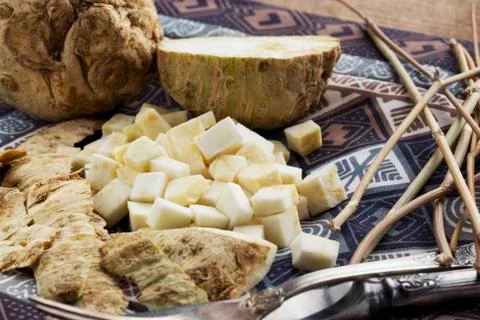 The celery root Stock Photos