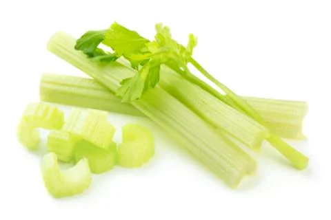 Celery with slices Stock Photos
