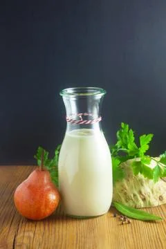 Celery Soup With Pear Stock Photos