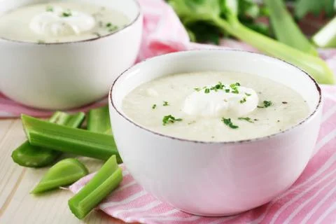 Celery Soup Stock Photos