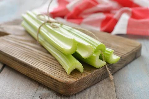 Celery stems Stock Photos