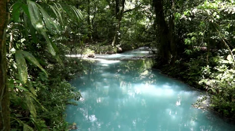 Celeste River, Costa Rica 스톡 동영상 64329809