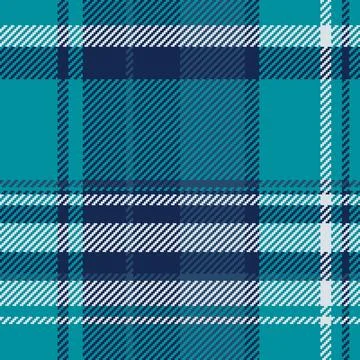 Celeste textile fabric background, effect vector pattern tartan. Curved tex.. Illustrazione stock