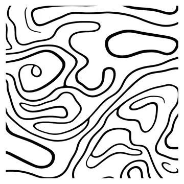 Celestial Abstractions Cosmic Vector Silhouettes for Otherworldly Art Stock Illustration