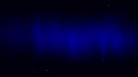 Celestial blue aurora light leaks and st... | Stock Video | Pond5
