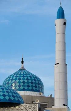 Celestial Blue Mosque Dome 2 Stock Photos