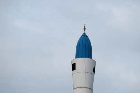 Celestial Blue Mosque Dome Stock Photos