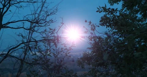 Celestial body explodes with a bright flash Stock Footage 263120929