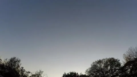 Celestial Body Moving Across Twilight Background Stock Footage 346205566