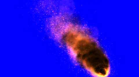 Celestial body or celestial object on a blue screen. Stock Footage 60801570