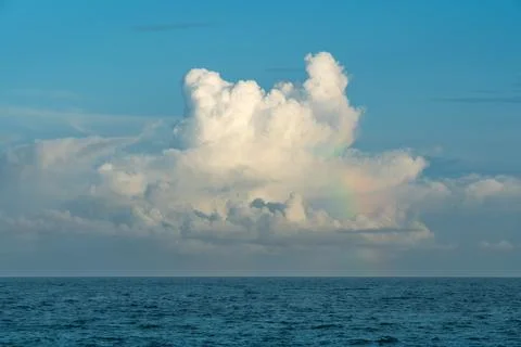 Celestial canvas over the Pacific Ocean. Yilan County, Taiwan. Stock Photos