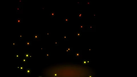 A celestial dance of fireflies in the quiet night 库存影片 335255844