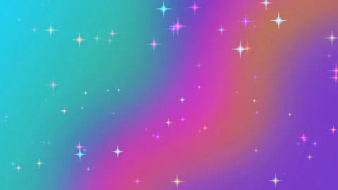 A celestial display of stars in motion against a vibrant, shimmering background  Stock Footage 328805557