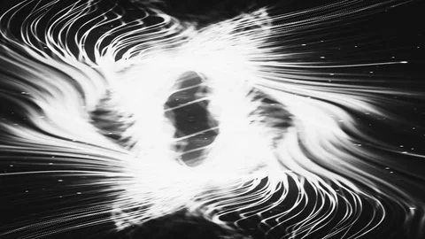 Celestial energy spectral wave overlay fx Stock Footage 102293539
