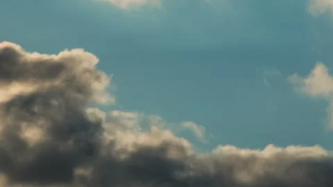 Celestial Evolution: Magnificent 4K Timelapse of Clouds Stock Footage 268488296