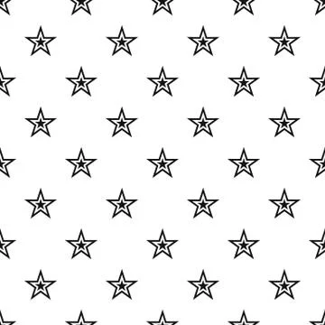 Celestial figure star pattern, simple style Stock Illustration