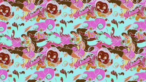 Celestial Fish Ascent – Vertical Motion Stock Footage 306527053