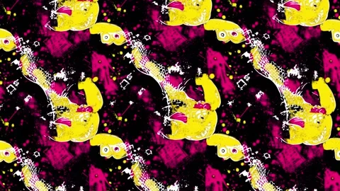 Celestial Fish Climb – Vertical Motion Video stock 306523482