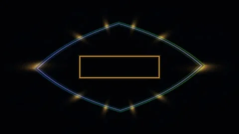 Celestial Frame Title Animation Seamless Loop Stock Footage 341737755