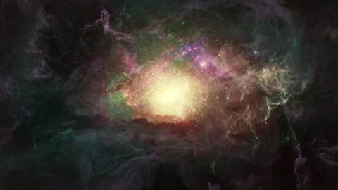 Celestial Galaxy Dust Motion Seamless. Video stock 342884274