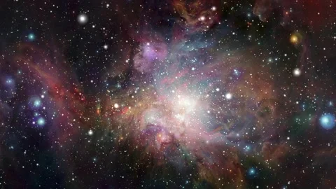 Celestial Glow - Orion Nebula Space Background Video stock 314130701