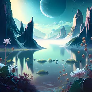 Celestial Haven Stock Illustration