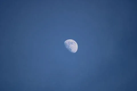 Celestial image of the moon in sky Fotos Stock