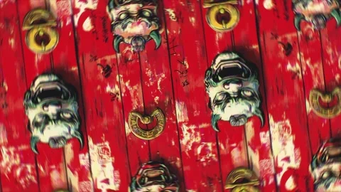 Celestial Knocker Rotation Motion Stock Footage 306463805