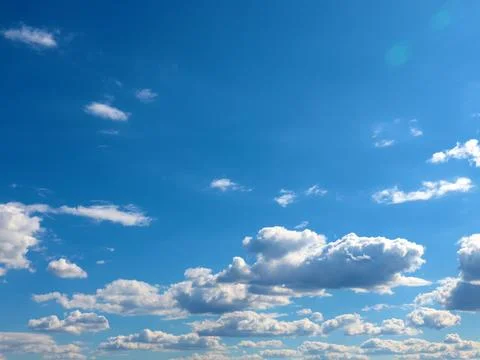 Celestial landscape with clouds Fotos de archivo