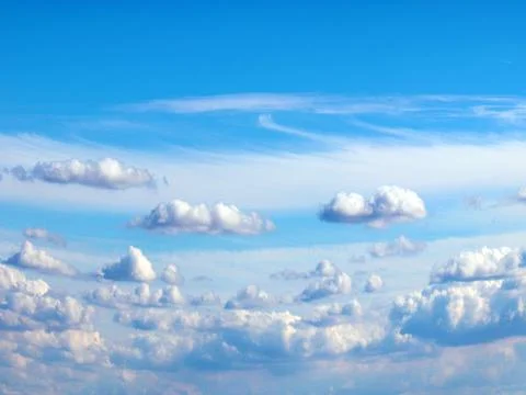 Celestial landscape with clouds Fotos de archivo