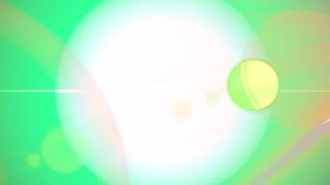 Celestial Lens Light Glow Stock Illustration