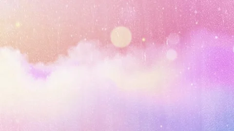 Celestial Mist: A Dreamy Tapestry of Soft Peach and Lavender, Cloudlike Wisps, Stock Footage 318051355
