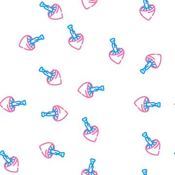 Celestial mushroom vector seamless pattern イラスト素材