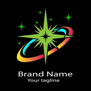 Celestial Navigator logo Illustrazione stock