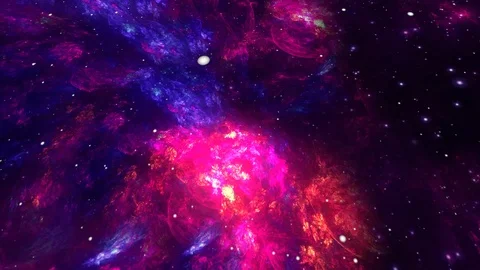 Celestial nebula turning through infinity cosmic stars in deep space. Stock Footage 113395840