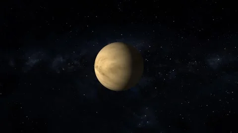 Celestial planet Venus rotates amidst cosmic nebula cloud fields. Scientifi.. Vídeos de archivo 337817264