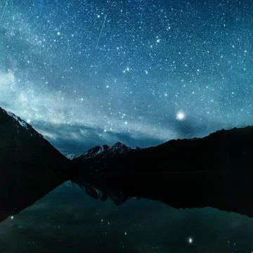 Celestial Reflection Stock Photos