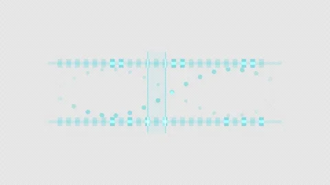 Celestial Seamless HUD DNA Sequence Matcher: Telemetry Board : 4K Alpha Stock Footage 332943020