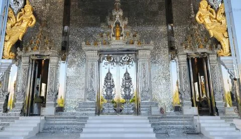 The Celestial Silver Sanctuary Stock-Fotos