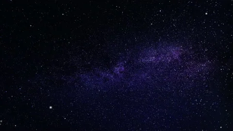 Celestial Space Dust in the Night Sky Stock Footage 208760726