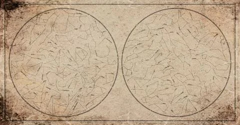 Celestial Star Map Constellations on Vintage Paper 스톡 일러스트