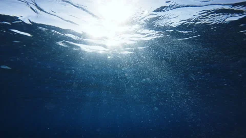 Celestial Sunlight Seen From Underwater Stock Footage 312578201