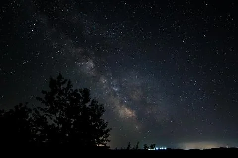 Celestial Symphony: Galactic Elegance Foto stock